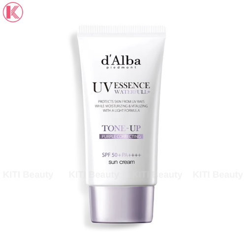 Kem Chống Nắng Nâng Tông d'Alba Waterfull Tone-Up Purple Correcting Sun Cream SPF50+ PA++++ 50ml